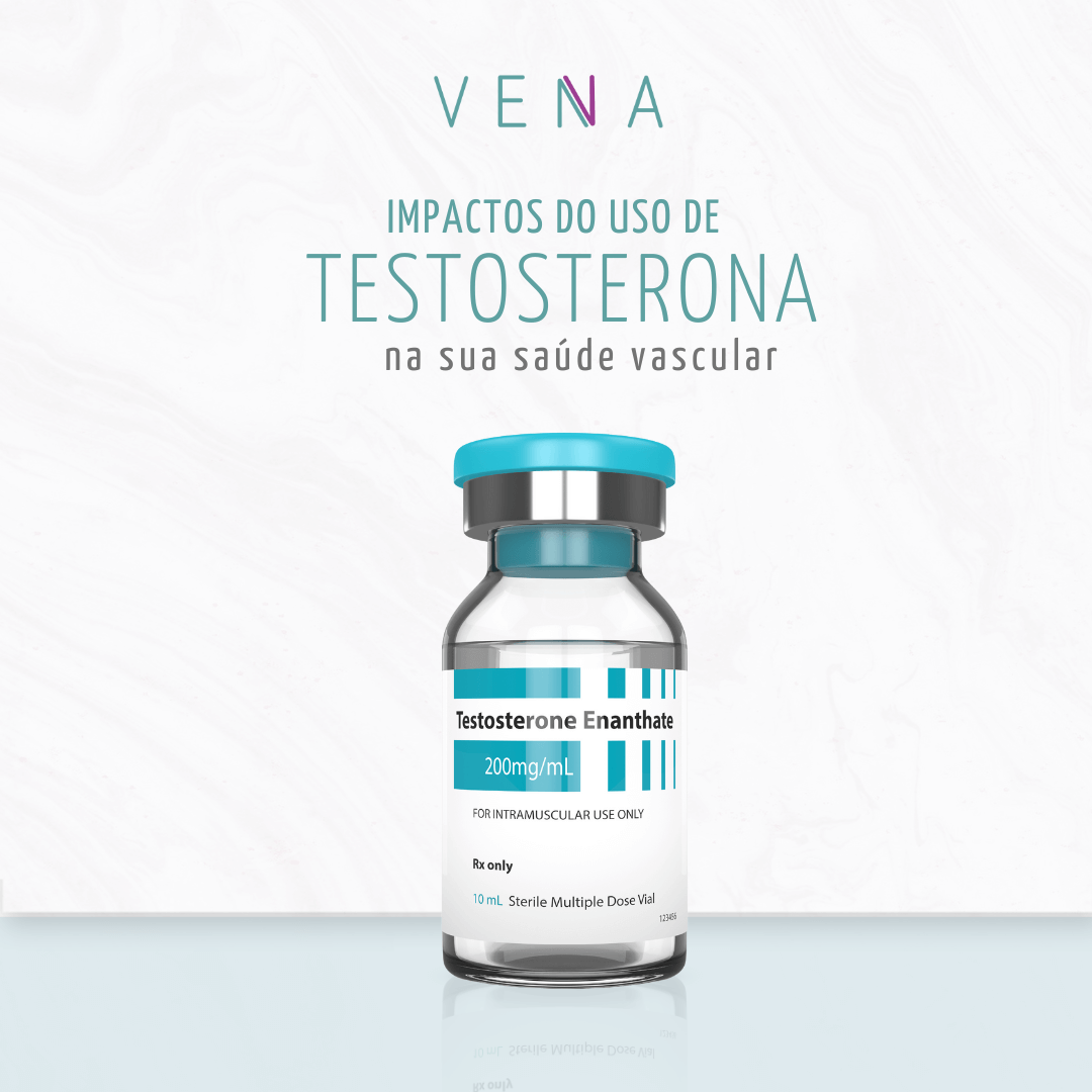 Frasco de testosterona